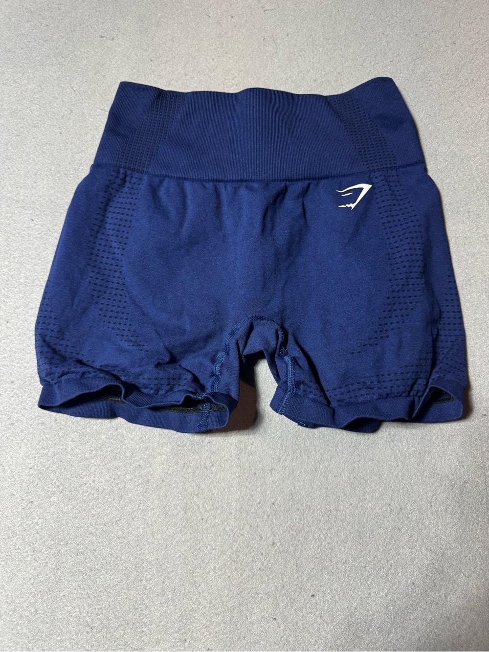 Gymshark Women's Navy Seamless High-Waist Bike Shorts